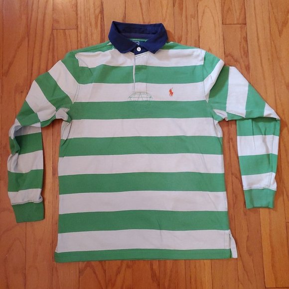 Ralph Lauren Custom Fit Men Size Long Sleeve Made In Sir Lanka Vintage Y2k - Picture 1 of 6